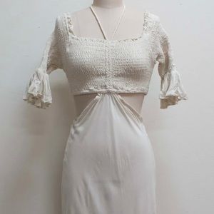 Jen's Pirate Booty Patience Dress, Natural Boho Undyed Dress